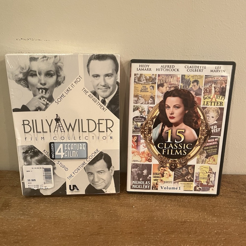Billy Wilder Film Collection NEW Sealed + 15 Classic Films DVD Lot Hitchcock